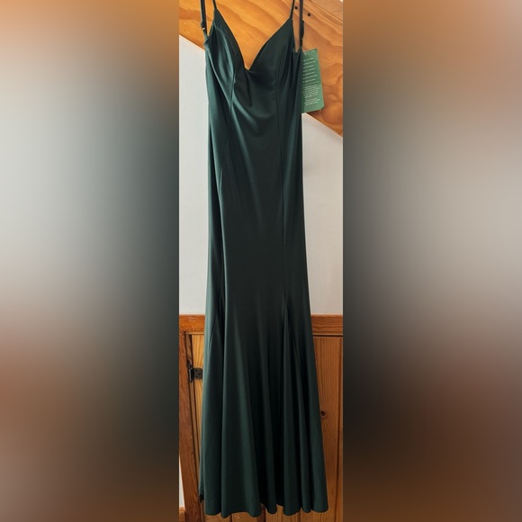 B. Smart Dresses & Skirts - Hunter Green Prom Dress